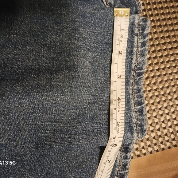 Lauren Ralph Lauren Blue Patchwork Jeans - Picture 6 of 8